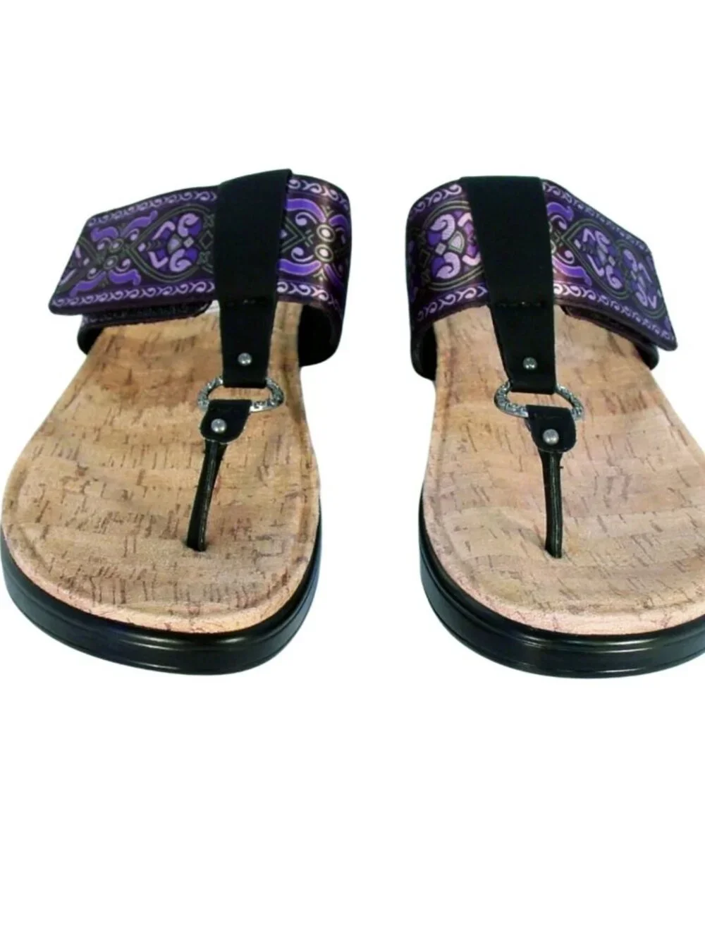 ALEGRIA Moxi $90 Purple Free Spirit Crow Comfort Thong Sandals 41/10.5-11 - Picture 3 of 6